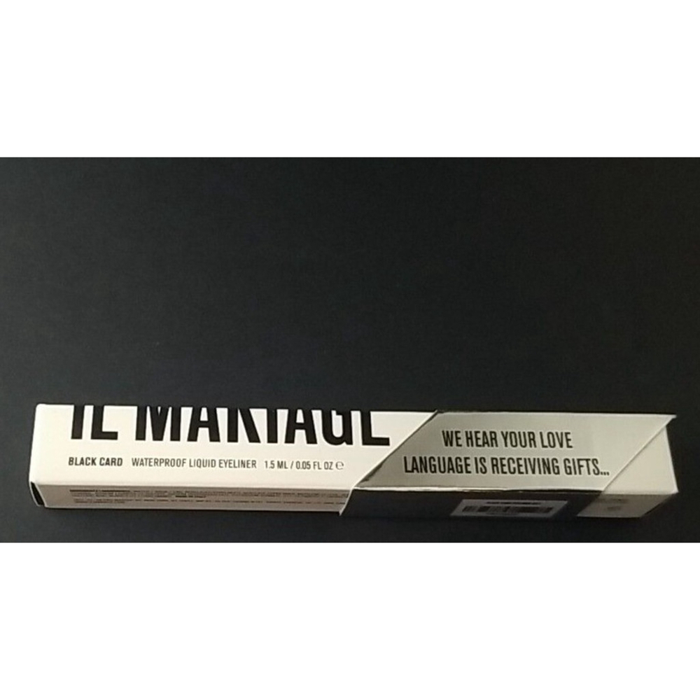 IL MAKIAGE - Black Card Waterproof Liquid Eyeliner - Full Size .05 oz / 1.5 ml